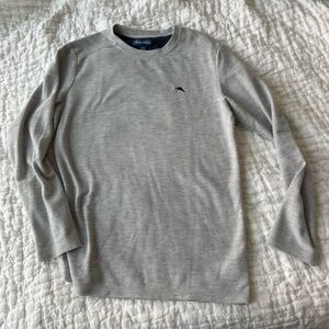 Tommy Bahama Light Gray long sleeved shirt